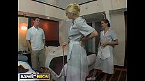 BANGBROS – #TBT Maid Service With Hollie Stevens & Vicky Having Group Sex In Hotel Room